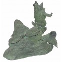 Fontaine miniature en bronze BRZ629v