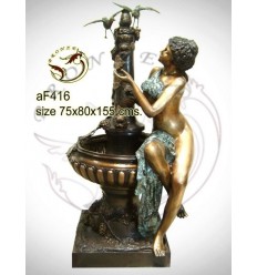 Fontaine bassin bronze af416-100