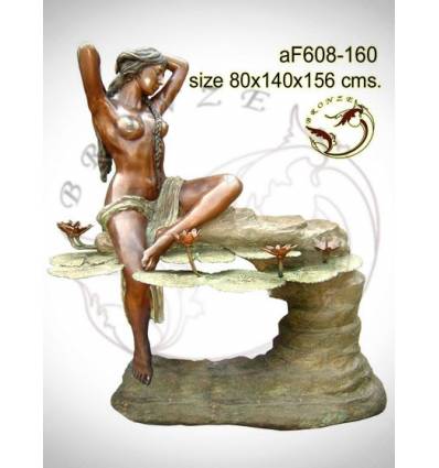 Fontaine bassin bronze af608-160