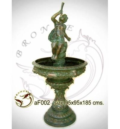 Fontaine vasque en bronze af002-100
