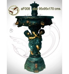Fontaine vasque en bronze af008-100