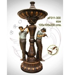 Fontaine vasque en bronze af011-300