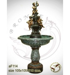 Fontaine vasque en bronze af114-100