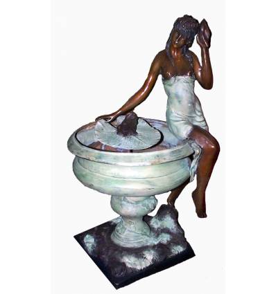 Fontaine vasque en bronze BRZ0001