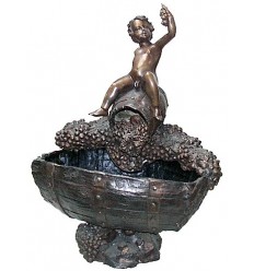 Fontaine vasque en bronze BRZ0117V