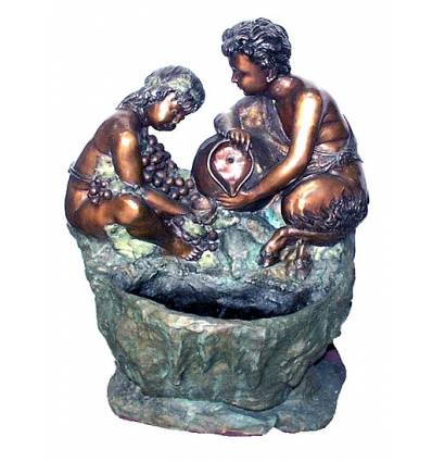 Fontaine vasque en bronze BRZ0504