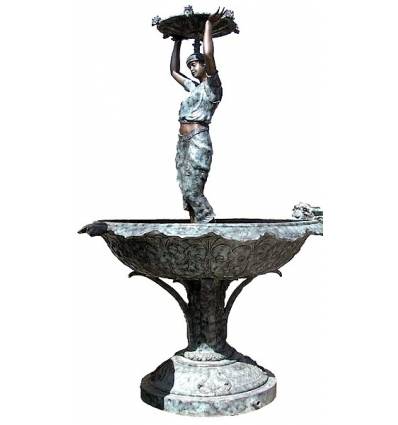 Fontaine de jardin en bronze BRZ0743