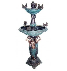 Fontaine de jardin en bronze BRZ1179-49