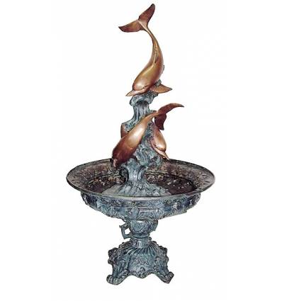 Fontaine de jardin en bronze BRZ1387V