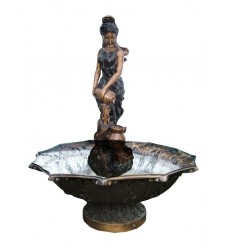 Fontaine vasque en bronze BRZ1354