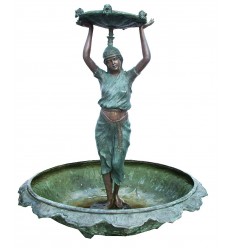 Fontaine vasque en bronze BRZ1357