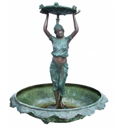 Fontaine vasque en bronze BRZ1357