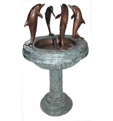 Fontaine vasque en bronze BRZ1362