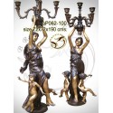 Lampadaire de jardin en bronze ap062-100