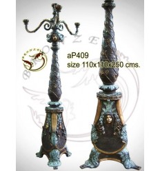 Lampadaire de jardin en bronze ap409-100