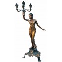 Lampadaire de jardin en bronze BRZ0310