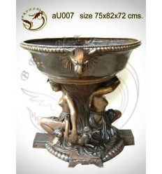 Vasque de jardin en bronze au007-100