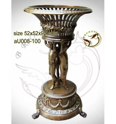 Vasque de jardin en bronze au008-100