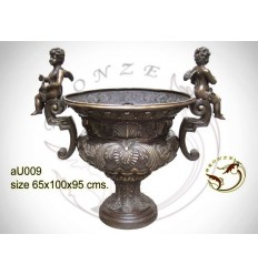 Vasque de jardin en bronze au009-100