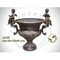 Vasque de jardin en bronze au009-100