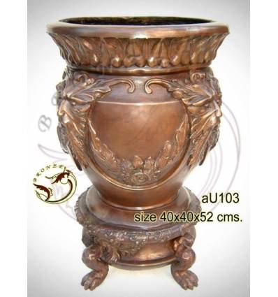 Vasque de jardin en bronze au103-100