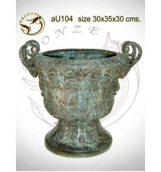 Vasque de jardin en bronze au104-100