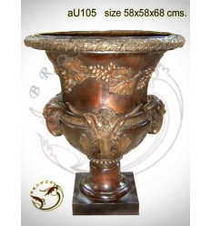 Vasque de jardin en bronze au105-100