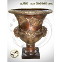 Vasque de jardin en bronze au105-100