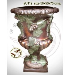 Vasque de jardin en bronze au112-100