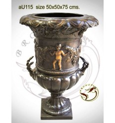 Vasque de jardin en bronze au115-100
