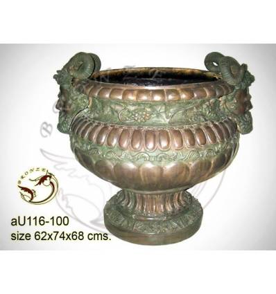 Vasque de jardin en bronze au116-100