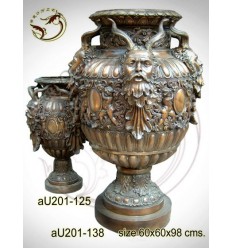 Vasque de jardin en bronze au201-138x