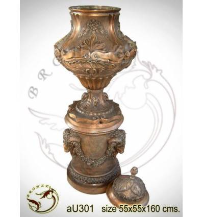 Vasque de jardin en bronze au301-100