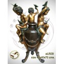 Vasque de jardin en bronze au509-100