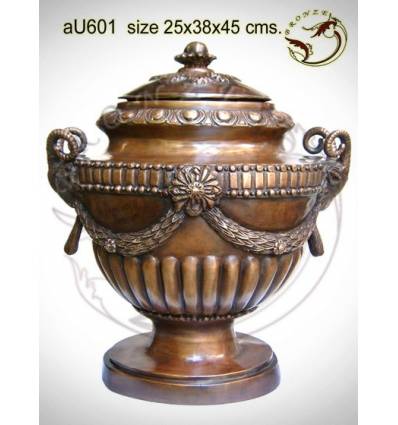 Vasque de jardin en bronze au601-100