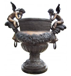 Vasque de jardin en bronze BRZ1346