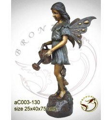 Sculpture bronze enfant ac003-130
