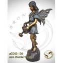 Sculpture bronze enfant ac003-130