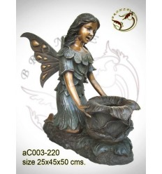 Sculpture bronze enfant ac003-220
