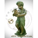 Sculpture bronze enfant ac013-100