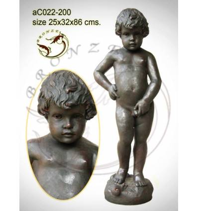 Sculpture bronze enfant ac022-200