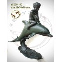 Sculpture bronze enfant ac025-100