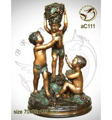 Sculpture bronze enfant ac111-100