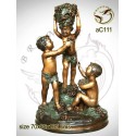 Sculpture bronze enfant ac111-100