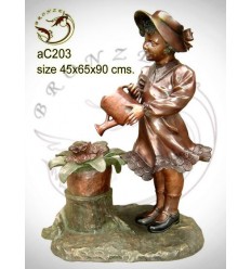 Sculpture bronze enfant ac203-100