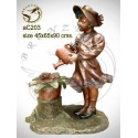 Sculpture bronze enfant ac203-100