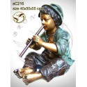 Sculpture bronze enfant ac216-100