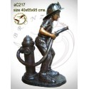 Sculpture bronze enfant ac217-100