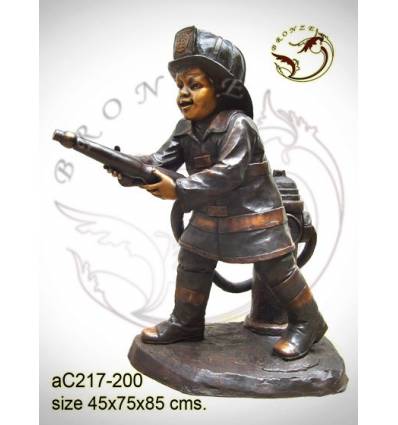 Sculpture bronze enfant ac217-200