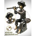 Sculpture bronze enfant ac220-200